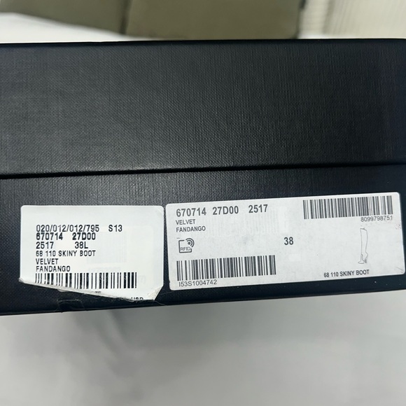 YSL SAINT LAURENT 68 suede knee high boots in “fandango” - never worn. - Picture 5 of 6